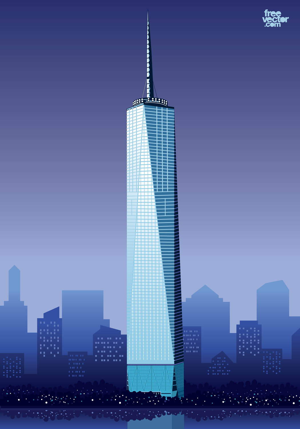 1050x1500 One World Trade Center Vector Art Amp Graphics