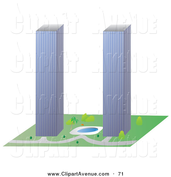 600x620 Towers Clipart World Trade Center