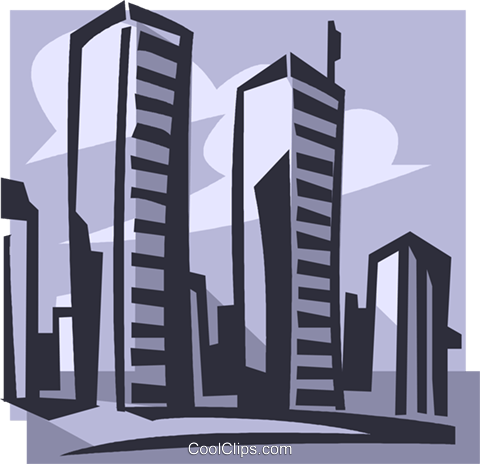 480x464 World Trade Center Royalty Free Vector Clip Art Illustration