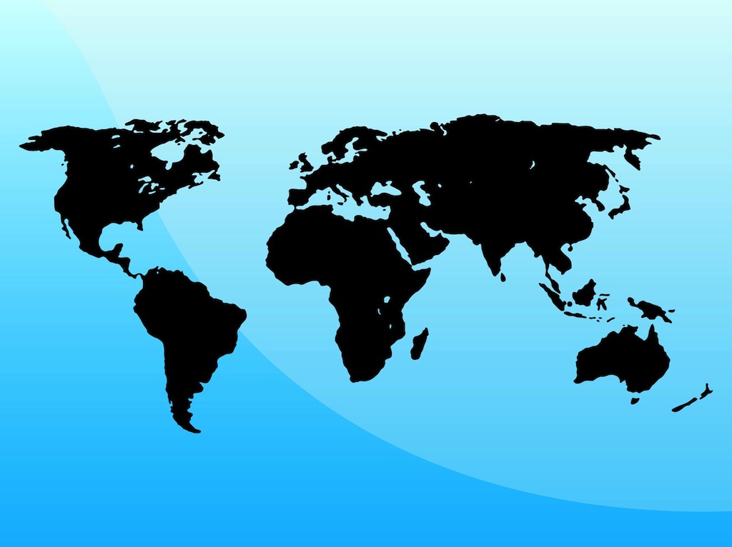 1024x766 Map Of The World Vector Art Amp Graphics