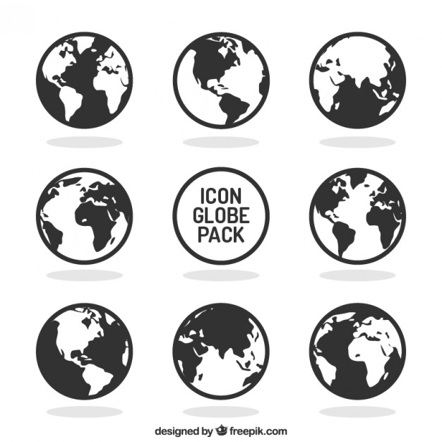 626x626 Free Vector Globe