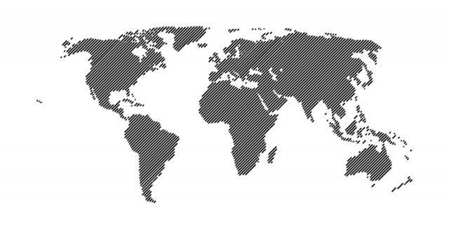 640x326 World Map Vector Free Collection