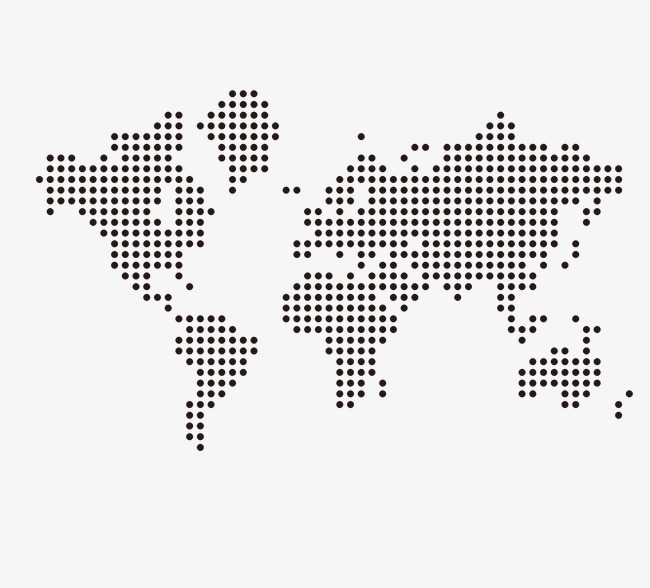 650x588 Dotted World Map, Black, Dot, Vector Png And Vector For Free Download
