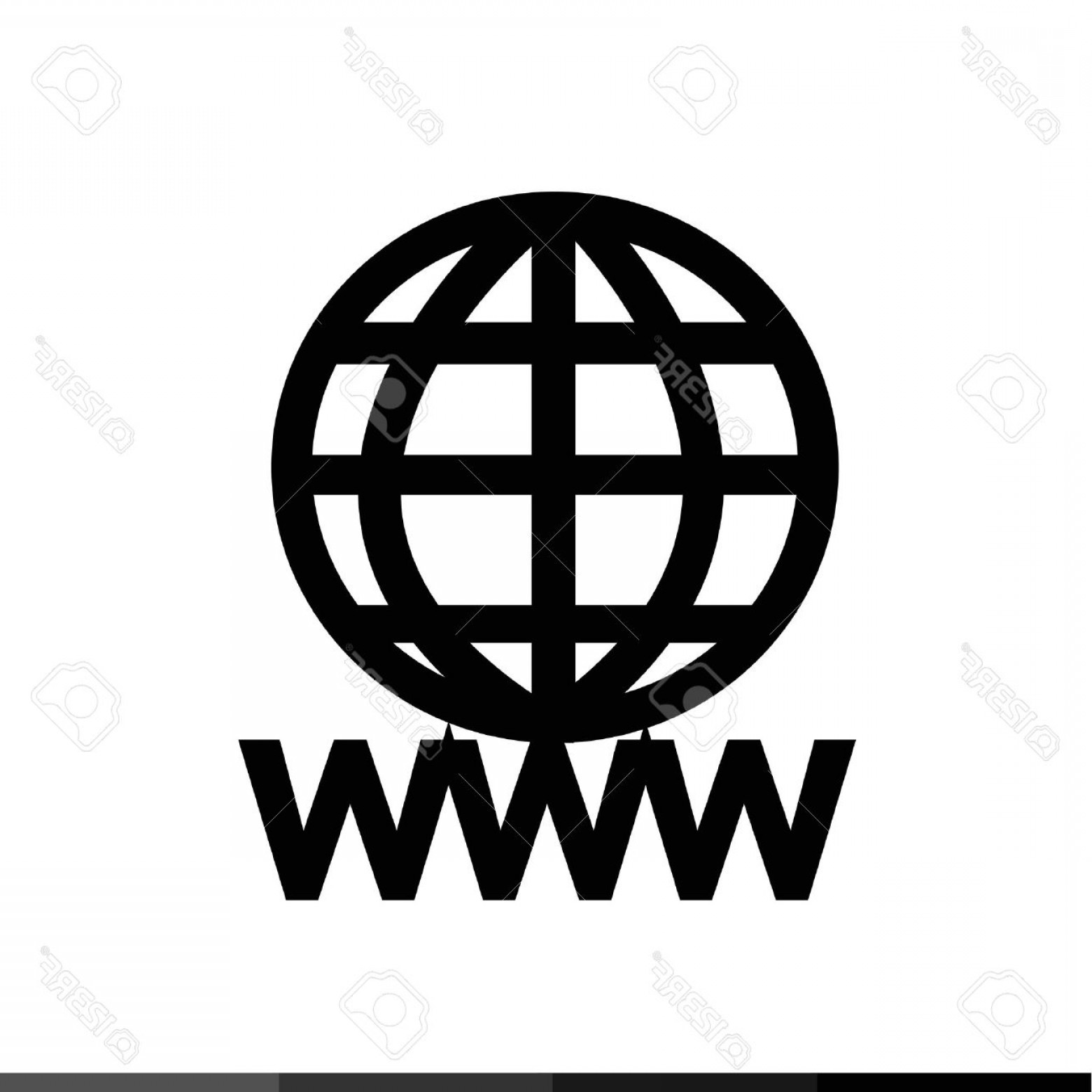 1560x1560 Photostock Vector Www Sign Icon World Wide Web Symbol Icon