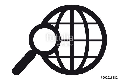 500x334 Search In World Wide Web Vector Icon