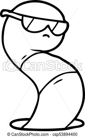 293x470 Cartoon Cool Worm.