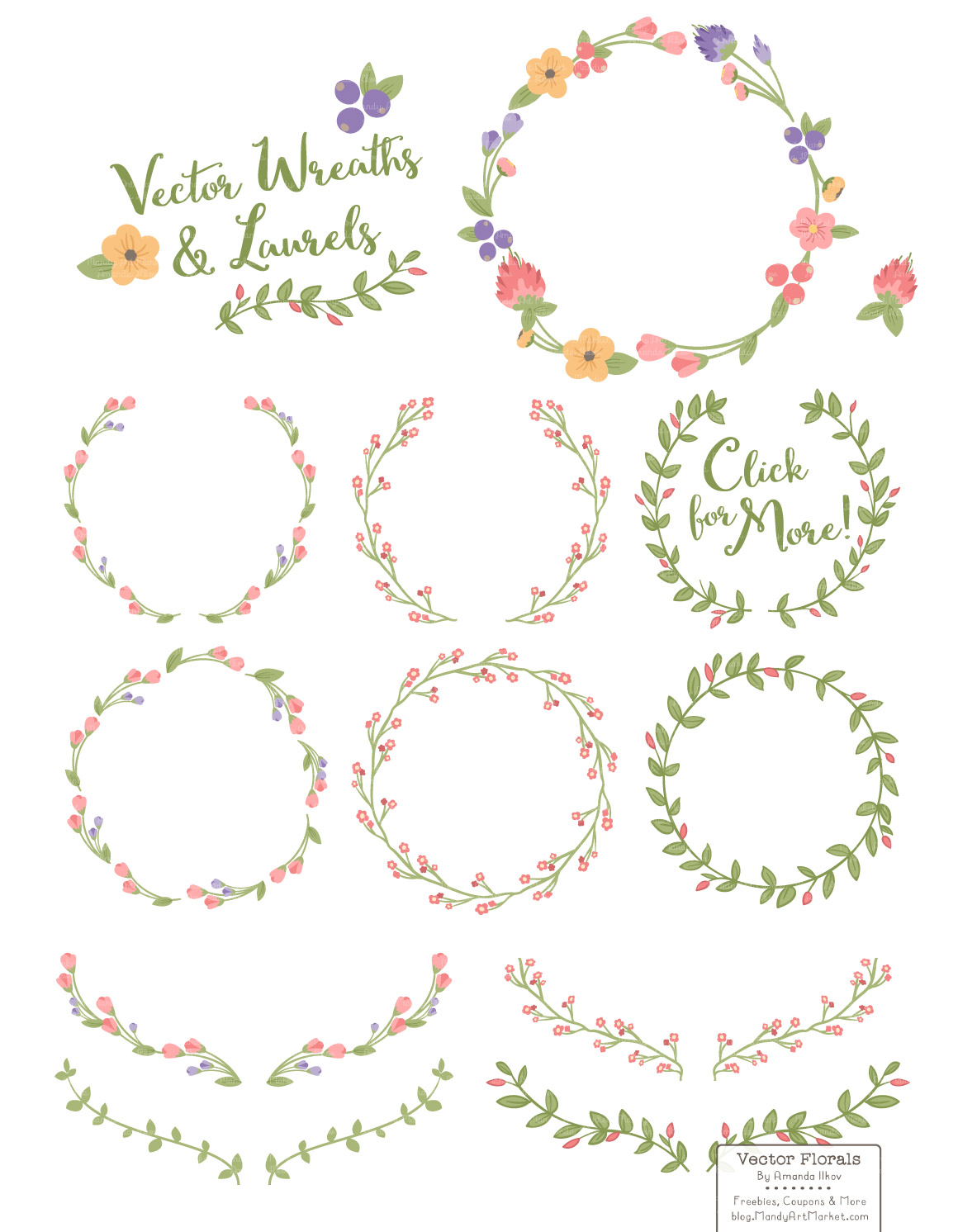 1160x1492 Wreath Clipart Vector