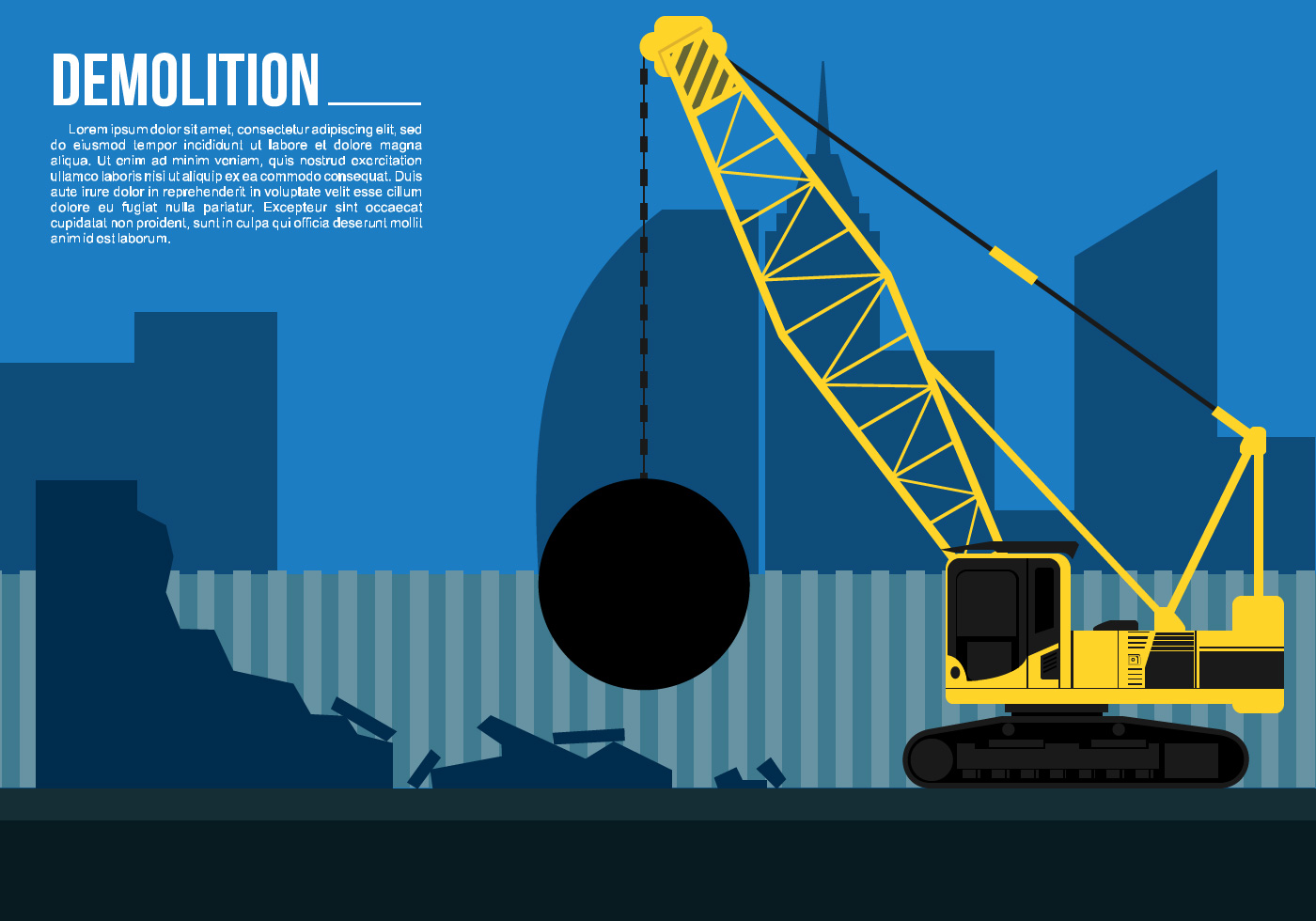 1400x980 Wrecking Ball Free Vector Art