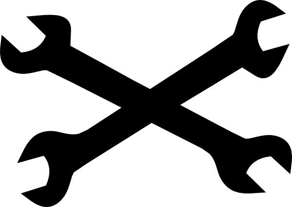 600x426 Outline Clipart Wrench ~ Frames ~ Illustrations ~ Hd Images