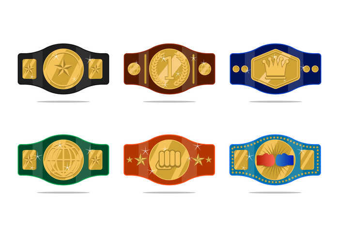 700x490 Realistic Championship Belt Vector