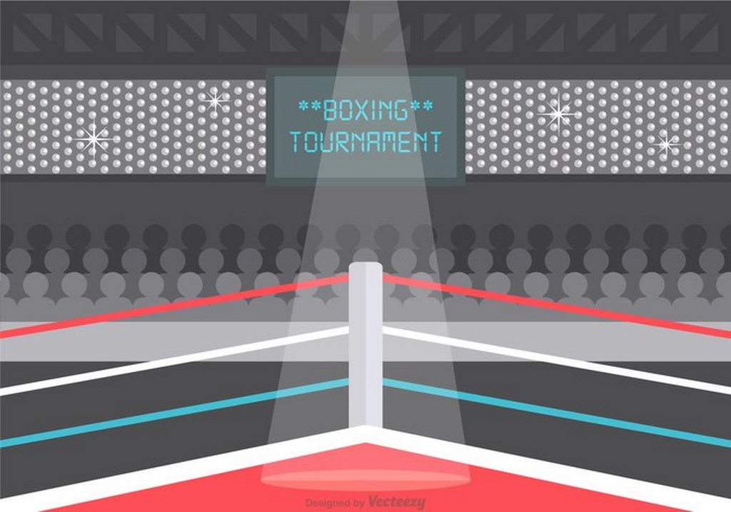 1024x717 Free Vector Wrestling Ring Illustration Free Download Ai Files