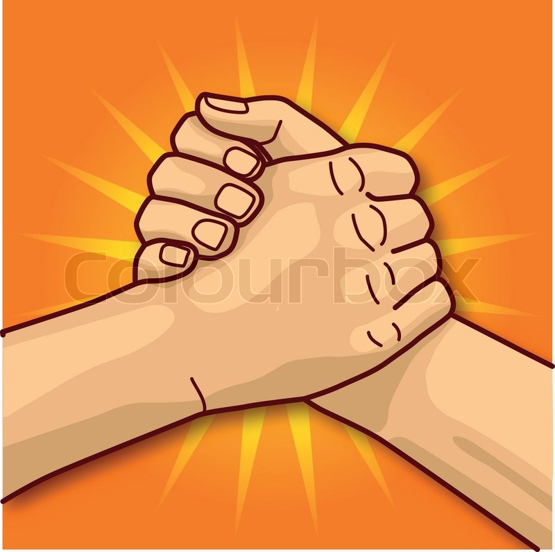800x796 Hand Arm Wrestling Stock Vector Colourbox