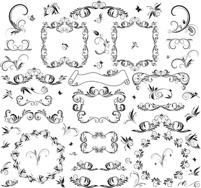 393x368 Wrought Iron Fence Vector Art Free Free Vector Download (215,419