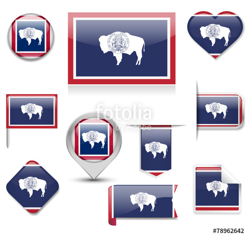 500x477 Wyoming Flag Collection Stock Image And Royalty Free Vector Files