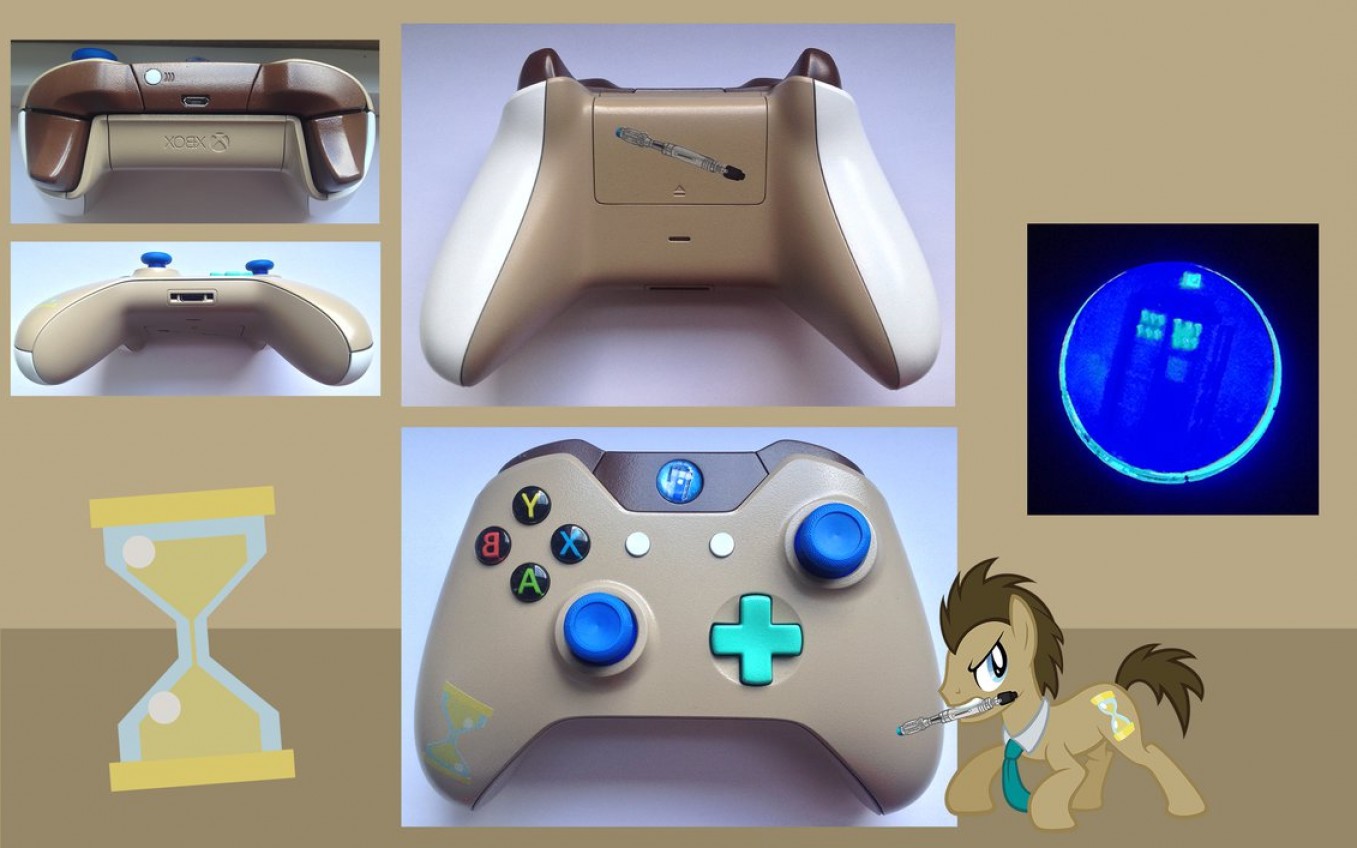 1357x848 Dr Whooves Custom Xbox One Controller Lazttweet