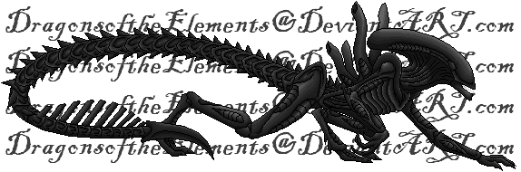 574x190 Xenomorph Drone. By Xenomorphicdragon