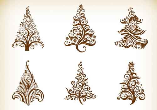 500x352 Christmas Tree Clip Art 30 Sets Of Free Vector Graphics