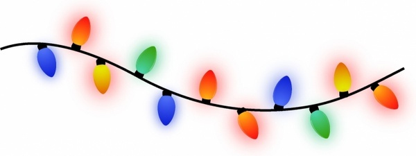 600x225 Vector Christmas Lights Free Vector Download (13,746 Free Vector