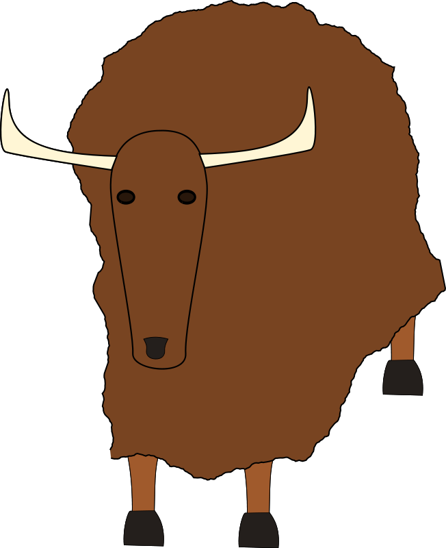 652x800 Yak Free Vector 4vector