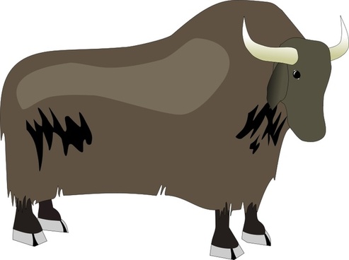 493x368 Yak Vector Free Vector Download (11 Free Vector) For Commercial