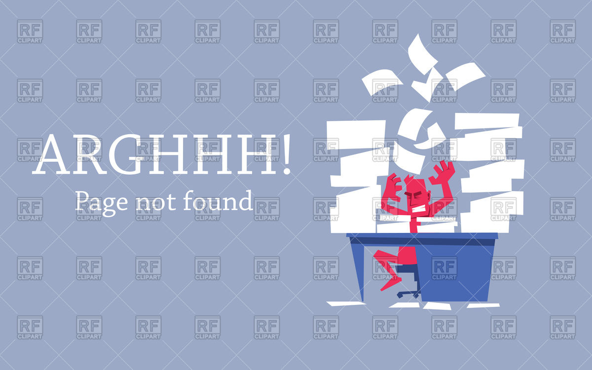 1200x750 Error 404 Page. Annoyed Man Sitting On Table And Yelling. Vector