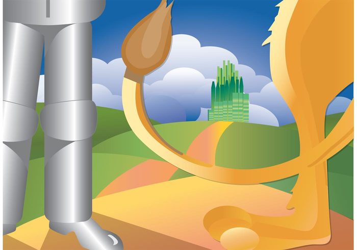 700x490 Free Vector Yellow Brick Road Vector