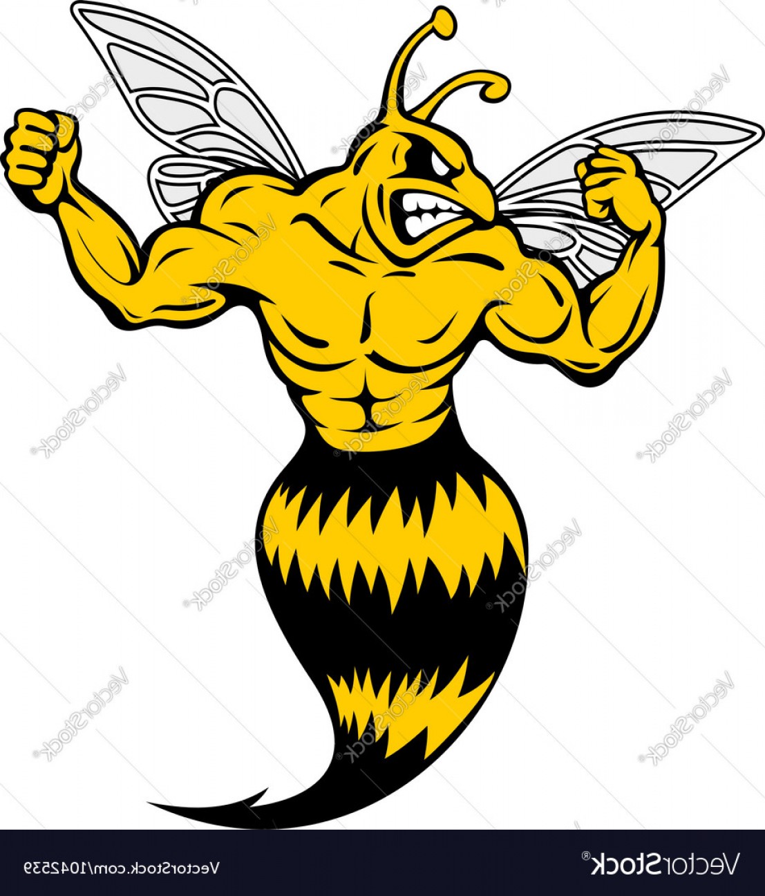 1107x1296 Powerful And Danger Yellow Jacket Vector Createmepink