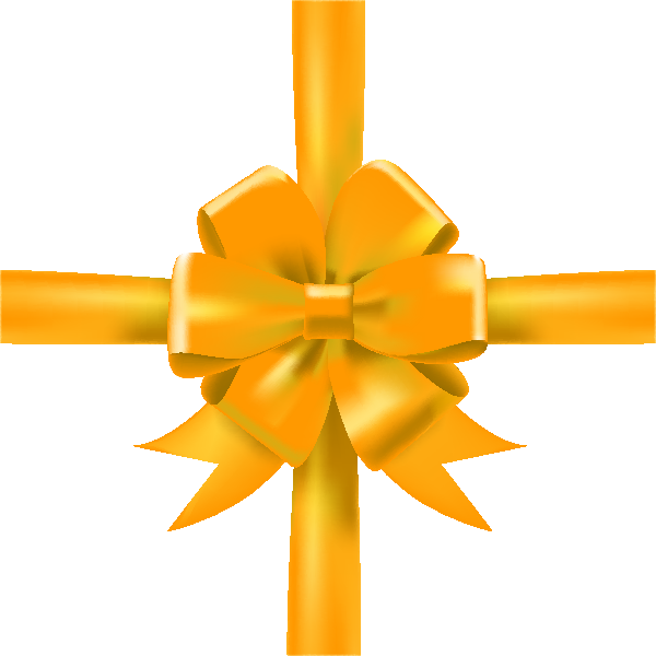 600x600 Collection Of Free Bow Vector Yellow. Download On Ubisafe