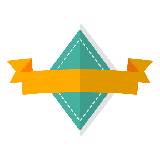 512x512 Badge Label With Yellow Ribbon