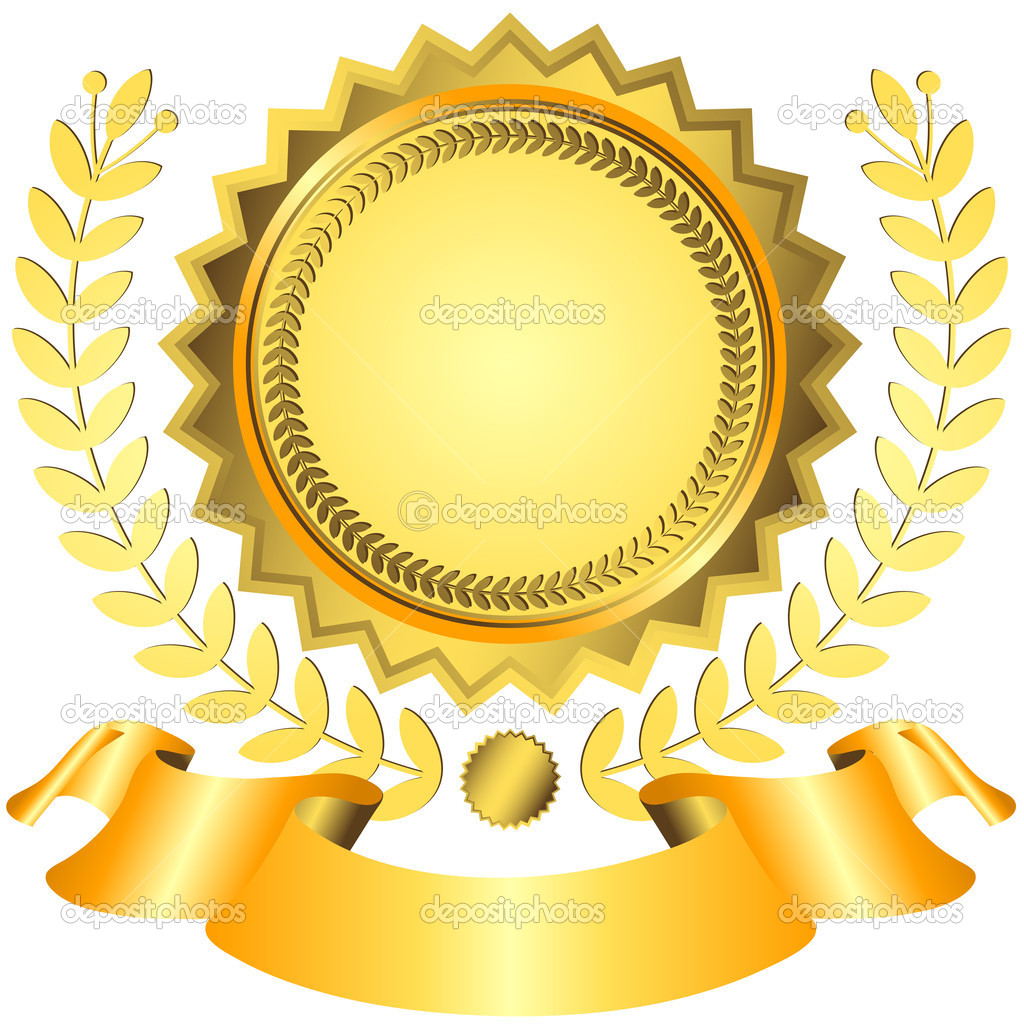 1024x1024 Prize Ribbon Yellow Clipart