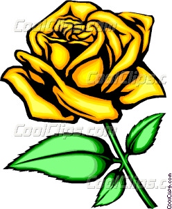 248x300 Yellow Rose Vector Clip Art