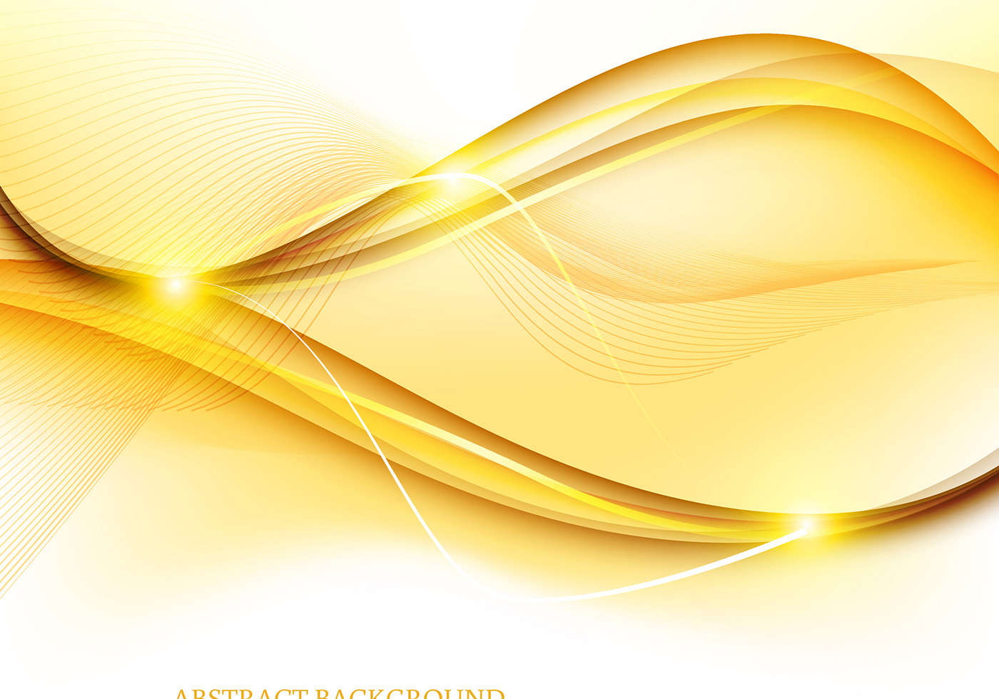 1400x980 Yellow Wave Background Free Vector Art