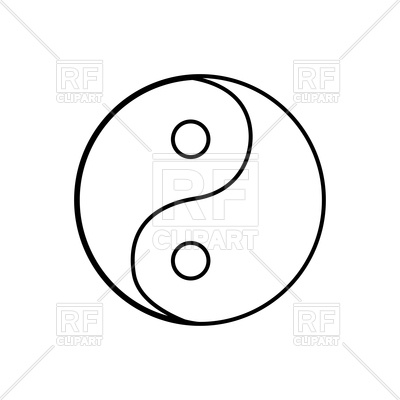 400x400 Yin Yang Symbol Vector Image Vector Artwork Of Objects