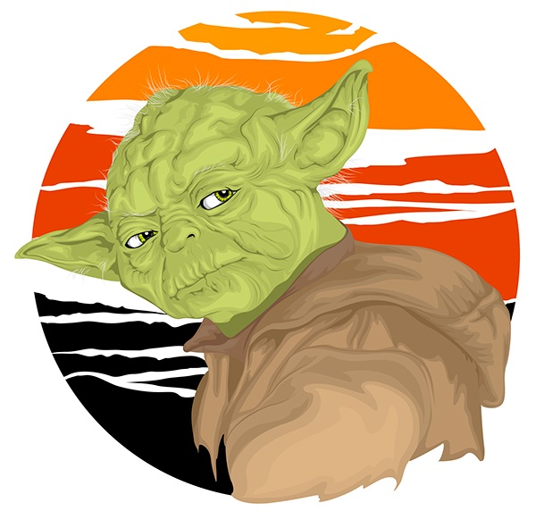 600x572 Yoda Vector On Behance