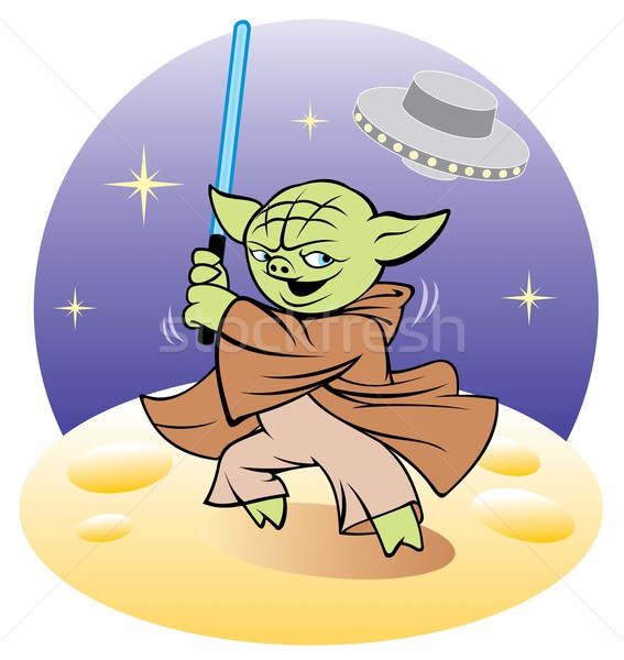 567x600 Pig Yoda Vector Illustration Aleksey Chizhikov (Artcreator