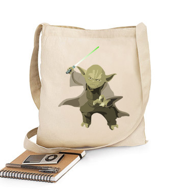 355x384 Yoda Vector Art Bag
