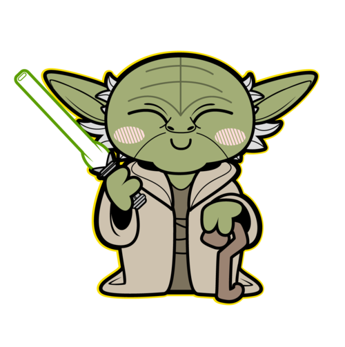 500x503 Collection Of Free Yoda Drawing Ink. Download On Ubisafe
