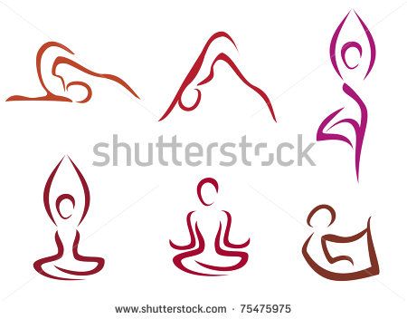 450x352 Yoga Symbols Vector Art Free Vector Download (211,460 Files) For
