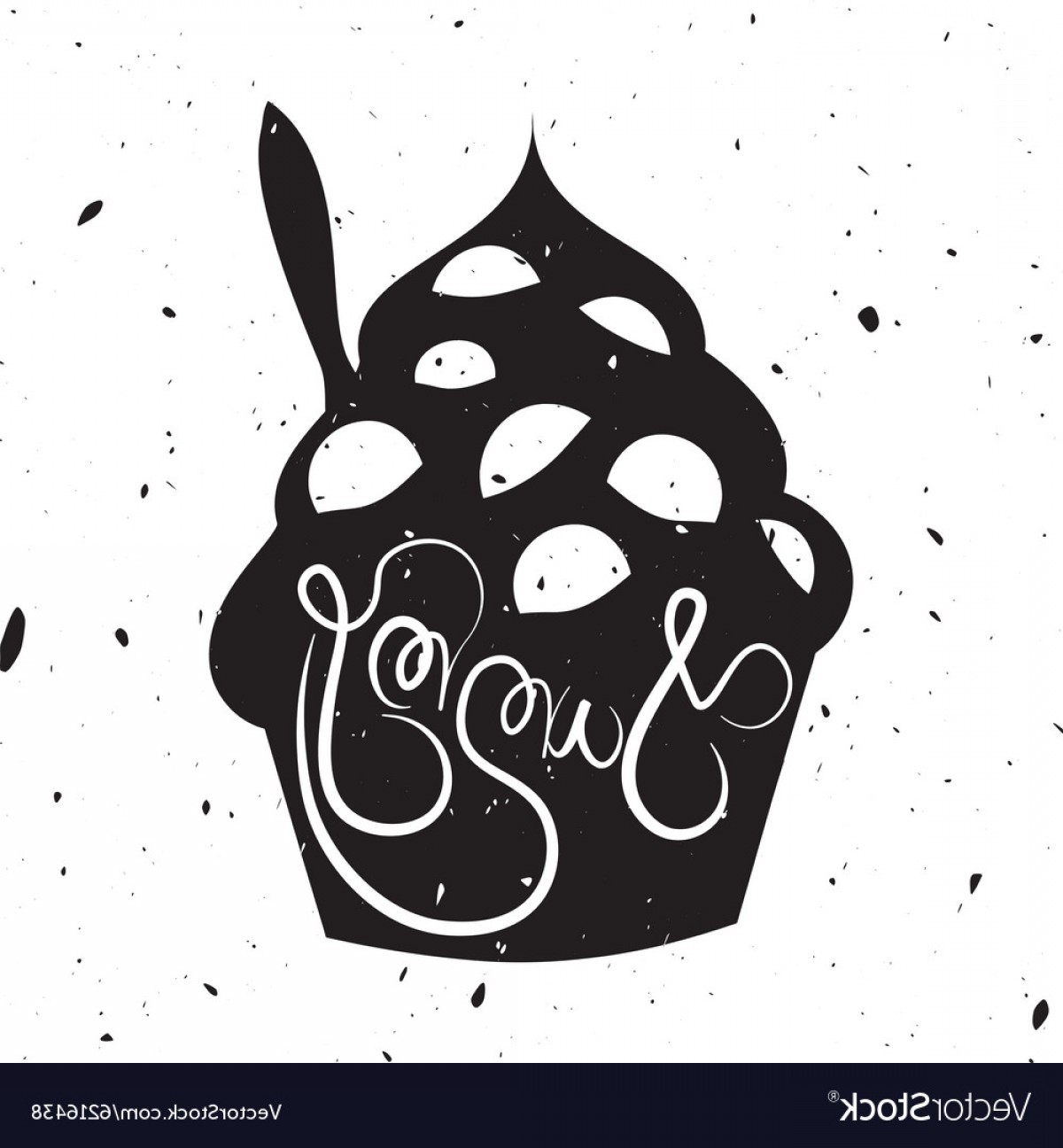 1200x1296 Vintage Style Card With Frozen Yogurt Vector Arenawp