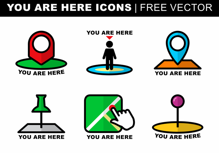 700x490 You Are Here Free Vector Art