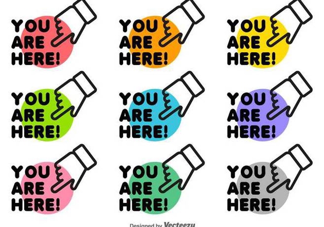 632x443 You Are Here Icon Set Vector Free Vector Download 432247 Cannypic