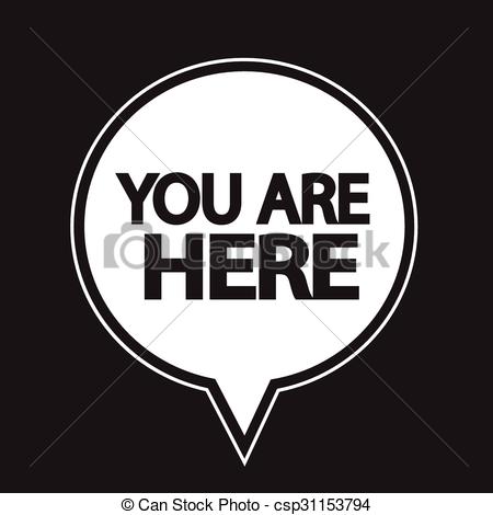 450x470 You Are Here Icon Eps Vectors