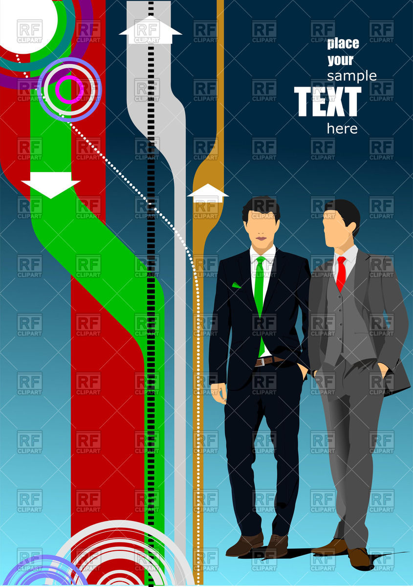 845x1200 Group Of Young People Stands In Business Clothes