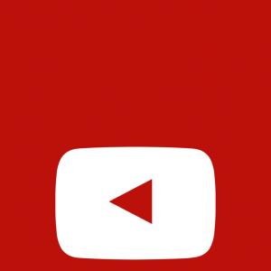 300x300 Red Play Vector Logo Icon Button Youtube Flat Social Media