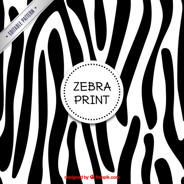626x626 Zebra Print Vector Premium Download
