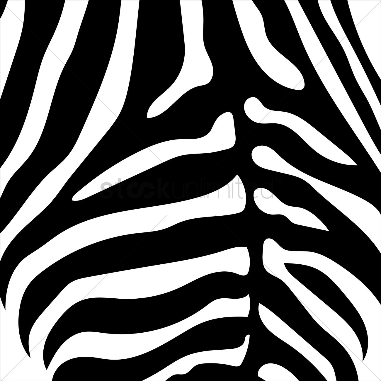 1300x1300 Zebra Stripes Background Vector Image