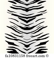 180x195 Free Art Print Of Zebra Stripes Vector. Zebra Stripes Pattern In
