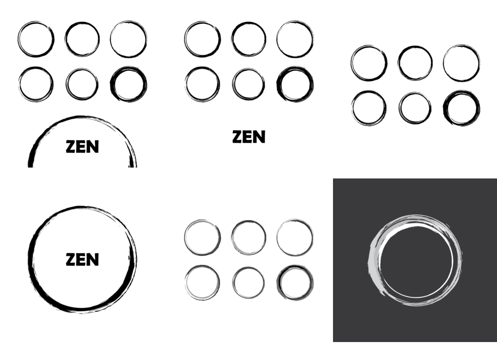 1000x700 Zen Circles Vector Dragonartz Designs (We Moved