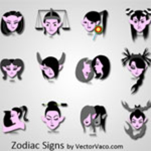 300x300 Zodiac Signs Vector