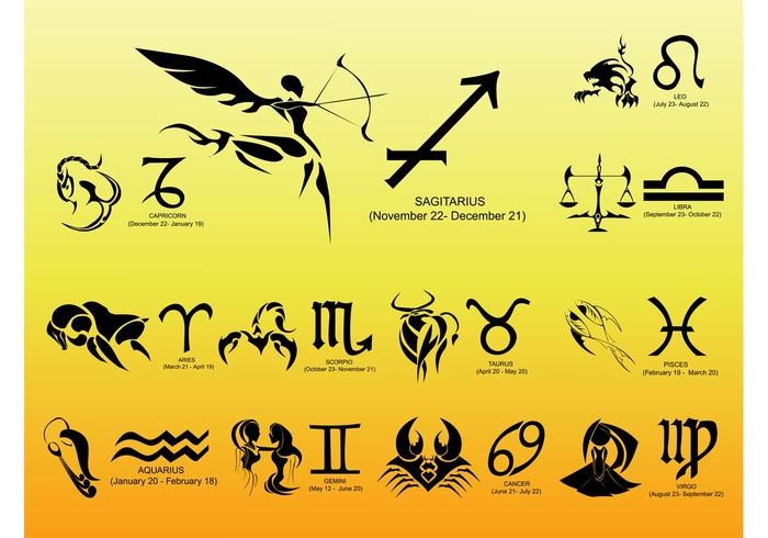 700x490 Zodiac Vectors